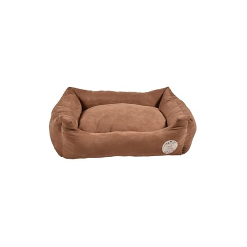 Bobby Douce - Ovales Bett für Hunde und Katzen, extra weich, aus Plüsch, maschinenwaschbar, Beige, 100 x 80 x 23 cm Bobby Douce - Ovales Bett für Hunde und Katzen, extra weich, aus Plüsch, maschinenwaschbar, Beige, 100 x 80 x 23 cm von Bobby Canifrance