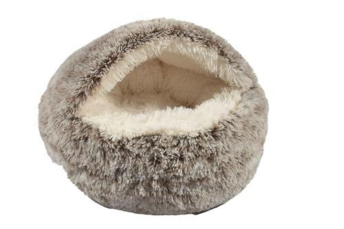 Bobby Poilu, extra weiches Katzenbett aus Plüsch, Kissen für Hunde und Katzen, maschinenwaschbar, Beige, 50 x 35 x 20 cm Bobby Poilu, extra weiches Katzenbett aus Plüsch, Kissen für Hunde und Katzen, maschinenwaschbar, Beige, 50 x 35 x 20 cm von Bobby Canifrance