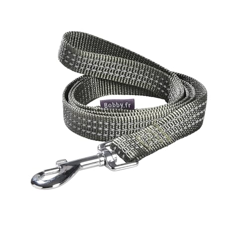 Bobby Safe Hundeleine für kleine Hunde, reflektierend, strapazierfähig, mit Sicherheits-Karabiner aus Metall, Khaki, Größe XS, Länge 100 cm Bobby Safe Hundeleine für kleine Hunde, reflektierend, strapazierfähig, mit Sicherheits-Karabiner aus Metall, Khaki, Größe XS, Länge 100 cm von Bobby Canifrance