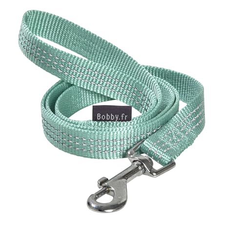 Bobby Safe Hundeleine für mittelgroße Hunde, reflektierend, strapazierfähig, mit Sicherheits-Karabiner aus Metall, Türkis, Größe S/M, Länge 100 cm Bobby Safe Hundeleine für mittelgroße Hunde, reflektierend, strapazierfähig, mit Sicherheits-Karabiner aus Metall, Türkis, Größe S/M, Länge 100 cm von Bobby Canifrance