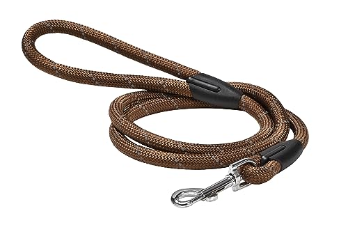 Bobby Walk – Schlauchförmige Hundeleine, Trainingshundeleine mit Karabiner, strapazierfähiges Nylon, braun, 124 x 1,2 cm Bobby Walk – Schlauchförmige Hundeleine, Trainingshundeleine mit Karabiner, strapazierfähiges Nylon, braun, 124 x 1,2 cm von Bobby Canifrance