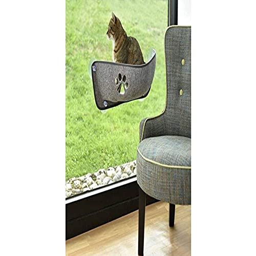 Bobby Balkan – Katzenhängematte Mit Widerstandsfähigen Saugnäpfen, Katzenhütte Für Fenster, Abnehmbarer Bezug, Waschbar, Grau 68.6 X 28 X 25 Cm Maximal 9 Kg Bobby Balkan – Katzenhängematte Mit Widerstandsfähigen Saugnäpfen, Katzenhütte Für Fenster, Abnehmbarer Bezug, Waschbar, Grau 68.6 X 28 X 25 Cm Maximal 9 Kg von Bobby