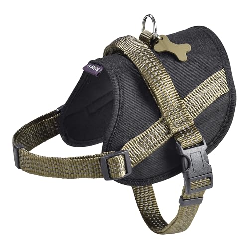 Bobby Easy Safe Hundegeschirr mit Medaille, Größe XXS, reflektierendes Nylon mit Mantel, Verstellbarer Schnallenverschluss, Khaki, Brustumfang 27-34 cm Bobby Easy Safe Hundegeschirr mit Medaille, Größe XXS, reflektierendes Nylon mit Mantel, Verstellbarer Schnallenverschluss, Khaki, Brustumfang 27-34 cm von Bobby