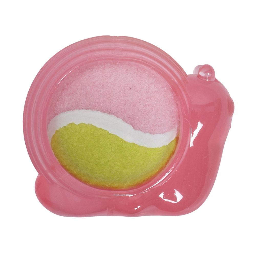 Bobby Hundespielzeug Coquille - Ø 14,1 x L 9,2 cm, rosa von Bobby