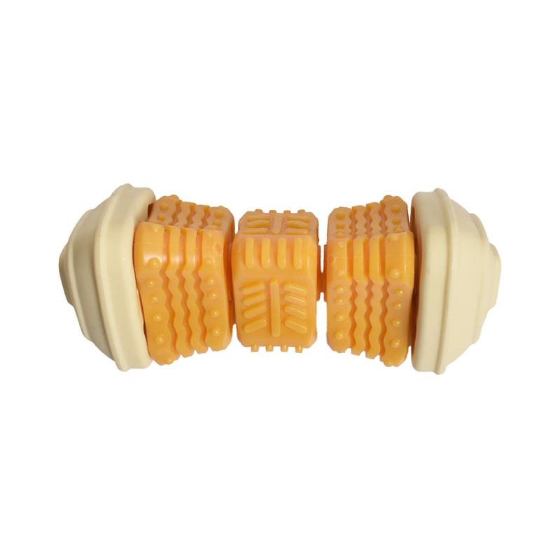 Bobby Hundespielzeug Onigiri - gelb: L 14,5 x B 6,5 x H 6,5 cm von Bobby