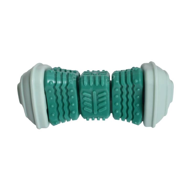 Bobby Hundespielzeug Onigiri - grün: L 14,5 x B 6,5 x H 6,5 cm von Bobby
