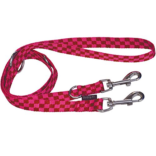 Bobby LPAF_Rouge_L Koppel-Leine Damier, L, rot Bobby LPAF_Rouge_L Koppel-Leine Damier, L, rot von Bobby