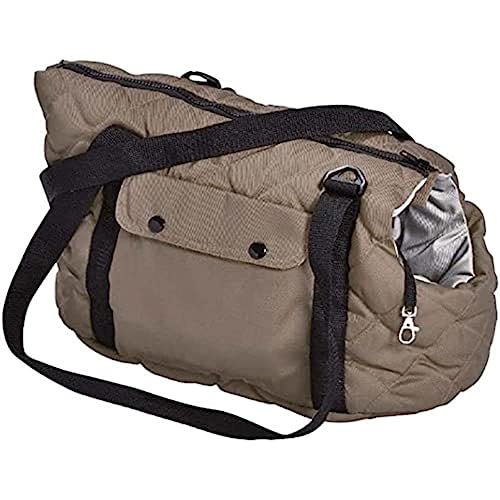 Bobby Promenade – Katzen- und Hundetrage Small Size 50x32x30 cm – Hundetragetasche, Katzen mit Transport-Schultergurt, Rucksack für Haustiere, Braun (Größe M) von Bobby