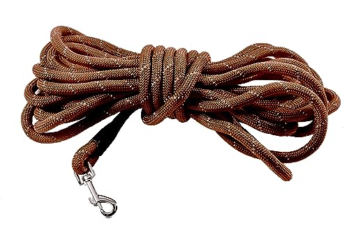 Bobby Walk 5 M – Hundeleine 3 Meter/1,2 cm dick, schlauchförmige Hundeleine, strapazierfähiges Nylon, braun, 5 Meter Bobby Walk 5 M – Hundeleine 3 Meter/1,2 cm dick, schlauchförmige Hundeleine, strapazierfähiges Nylon, braun, 5 Meter von Bobby