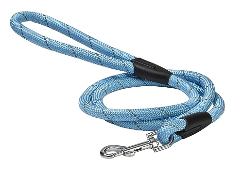 Bobby Walk – Schlauchförmige Hundeleine, Trainingshundeleine mit Karabiner, strapazierfähiges Nylon, Blau, 124 x 1,2 cm Bobby Walk – Schlauchförmige Hundeleine, Trainingshundeleine mit Karabiner, strapazierfähiges Nylon, Blau, 124 x 1,2 cm von Bobby
