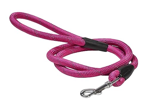 Bobby Walk – Schlauchförmige Hundeleine, Trainingshundeleine mit Karabiner, strapazierfähiges Nylon, Fuchsia, 124 x 1,2 cm Bobby Walk – Schlauchförmige Hundeleine, Trainingshundeleine mit Karabiner, strapazierfähiges Nylon, Fuchsia, 124 x 1,2 cm von Bobby