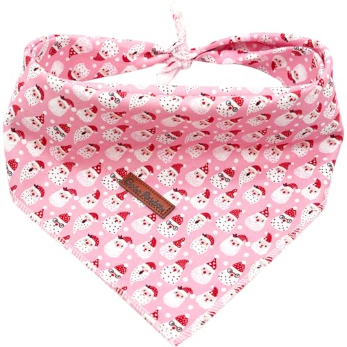 Bobo Rainbow 1 x Weihnachts-Hundehalstuch, Halstuch, Lätzchen, waschbar, quadratischer Schal aus Baumwolle für kleine bis große Hunde Bobo Rainbow 1 x Weihnachts-Hundehalstuch, Halstuch, Lätzchen, waschbar, quadratischer Schal aus Baumwolle für kleine bis große Hunde von Bobo Rainbow