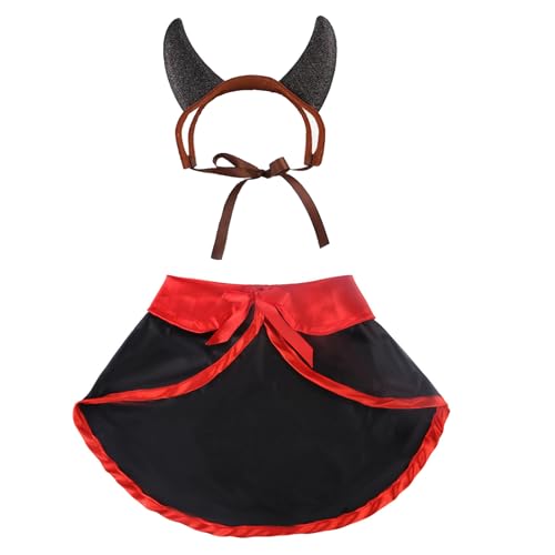Bobo Rainbow 2-teiliges Halloween-Party-Kostüm für Welpen, Party, verstellbare Hüte mit coolem Umhang, weiches Kostümzubehör für kleine, mittelgroße Hunde und Katzen Bobo Rainbow 2-teiliges Halloween-Party-Kostüm für Welpen, Party, verstellbare Hüte mit coolem Umhang, weiches Kostümzubehör für kleine, mittelgroße Hunde und Katzen von Bobo Rainbow