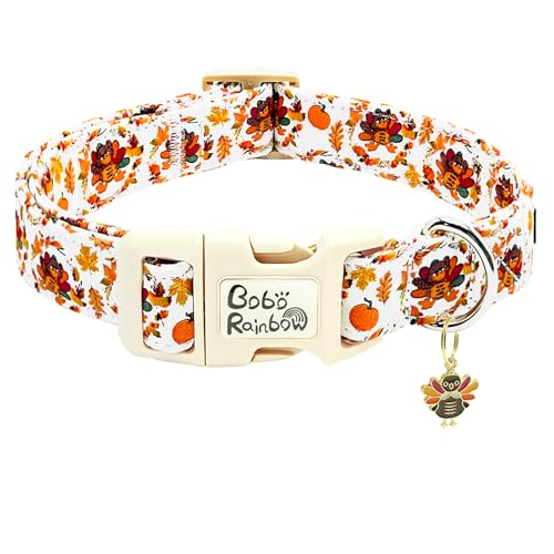 Bobo Rainbow Hundehalsband, Erntedankfest, Haustier-Halsband, Urlaub, Türkei-Druck, Haustierhalsband, langlebiges Halsband, niedliches Welpenhalsband, weiches Hundehalsband, verstellbares Bobo Rainbow Hundehalsband, Erntedankfest, Haustier-Halsband, Urlaub, Türkei-Druck, Haustierhalsband, langlebiges Halsband, niedliches Welpenhalsband, weiches Hundehalsband, verstellbares von Bobo Rainbow