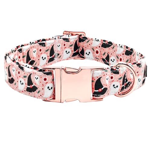 Bobo Rainbow Hundehalsband, Halloween-Hundehalsband, Herbst-Hundehalsband, Geisterdruck, Haustierhalsband, langlebig, Metall, niedlich, weich, für Jungen und Mädchen, verstellbares Hundehalsband für Bobo Rainbow Hundehalsband, Halloween-Hundehalsband, Herbst-Hundehalsband, Geisterdruck, Haustierhalsband, langlebig, Metall, niedlich, weich, für Jungen und Mädchen, verstellbares Hundehalsband für von Bobo Rainbow
