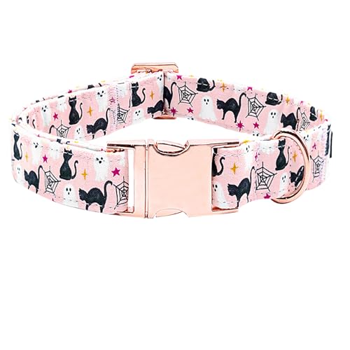Bobo Rainbow Hundehalsband, Halloween-Hundehalsband, Herbst-Hundehalsband, Geisterdruck, Haustierhalsband, langlebiges Metallhalsband, niedlich, für Jungen und Mädchen, verstellbares Hundehalsband für Bobo Rainbow Hundehalsband, Halloween-Hundehalsband, Herbst-Hundehalsband, Geisterdruck, Haustierhalsband, langlebiges Metallhalsband, niedlich, für Jungen und Mädchen, verstellbares Hundehalsband für von Bobo Rainbow