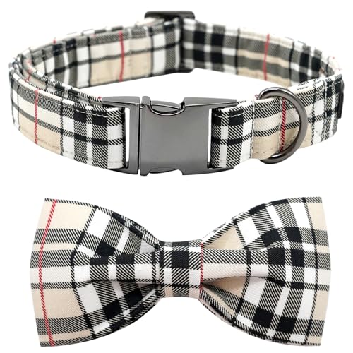 Bobo Rainbow Hundehalsband, Schleife Hundehalsband Plaid Haustier Halsband Hund Niedliche Haustier Schleife Weiche Mädchen oder Junge Hundehalsband mit Metallschnalle Verstellbares Halsband für Bobo Rainbow Hundehalsband, Schleife Hundehalsband Plaid Haustier Halsband Hund Niedliche Haustier Schleife Weiche Mädchen oder Junge Hundehalsband mit Metallschnalle Verstellbares Halsband für von Bobo Rainbow