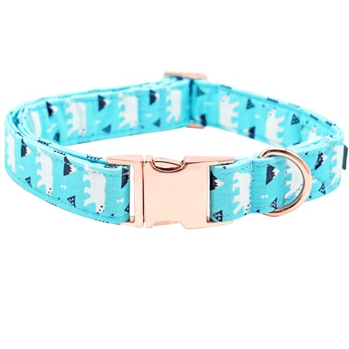 Bobo Rainbow Hundehalsband – Blauer Bärendruck, verstellbar für kleine bis große Hunde Bobo Rainbow Hundehalsband – Blauer Bärendruck, verstellbar für kleine bis große Hunde von Bobo Rainbow