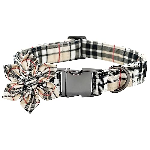 Bobo Rainbow Hundehalsband mit Blume, kariertes Hundehalsband mit Blumen, Haustierhalsband, Blume, Hund, niedliches Hundehalsband, Jungen, Mädchen, verstellbares Hundehalsband für kleine Hunde Bobo Rainbow Hundehalsband mit Blume, kariertes Hundehalsband mit Blumen, Haustierhalsband, Blume, Hund, niedliches Hundehalsband, Jungen, Mädchen, verstellbares Hundehalsband für kleine Hunde von Bobo Rainbow