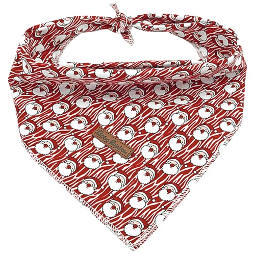 Bobo Rainbow Hundehalstuch, 1 x Weihnachtsmann-Druck, Hundehalstuch, Weihnachtsbandana, Lätzchen, Schal, quadratisch, weich, für kleine, mittelgroße und große Hunde Bobo Rainbow Hundehalstuch, 1 x Weihnachtsmann-Druck, Hundehalstuch, Weihnachtsbandana, Lätzchen, Schal, quadratisch, weich, für kleine, mittelgroße und große Hunde von Bobo Rainbow