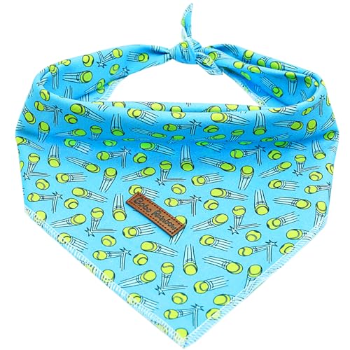 Bobo Rainbow Hundehalstuch, Tennisbälle, bedruckt, Frühlings- und Sommer-Bandana, niedliches Welpenhalstuch, quadratisch, weich, für kleine, mittelgroße und große Hunde Bobo Rainbow Hundehalstuch, Tennisbälle, bedruckt, Frühlings- und Sommer-Bandana, niedliches Welpenhalstuch, quadratisch, weich, für kleine, mittelgroße und große Hunde von Bobo Rainbow