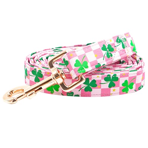 Bobo Rainbow Hundeleine - St. Patrick's Hundeleine, Urlaubs-Hundeleine, Trefoil-Druck, für Jungen/Mädchen, langlebig, robust, robust, bequem, gepolstert, für kleine, mittelgroße und große Hunde Bobo Rainbow Hundeleine - St. Patrick's Hundeleine, Urlaubs-Hundeleine, Trefoil-Druck, für Jungen/Mädchen, langlebig, robust, robust, bequem, gepolstert, für kleine, mittelgroße und große Hunde von Bobo Rainbow