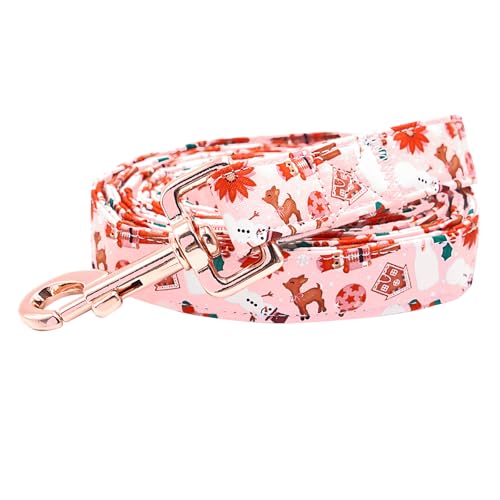 Bobo Rainbow Weihnachts-Hundeleine – Lebkuchenmann-Druck, langlebig, starke Winterleine für kleine, mittelgroße und große Hunde, bequem gepolstert, strapazierfähig für Jungen/Mädchen Bobo Rainbow Weihnachts-Hundeleine – Lebkuchenmann-Druck, langlebig, starke Winterleine für kleine, mittelgroße und große Hunde, bequem gepolstert, strapazierfähig für Jungen/Mädchen von Bobo Rainbow
