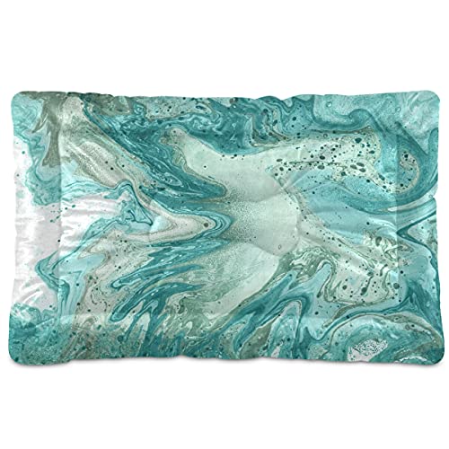 Blue Ocean Marmor-Haustierbett-Matte, weißer Stein, Galaxie, Hundebett, 61 x 91 cm, Haustierkissen, Kissen für mittelgroße und kleine Welpen Blue Ocean Marmor-Haustierbett-Matte, weißer Stein, Galaxie, Hundebett, 61 x 91 cm, Haustierkissen, Kissen für mittelgroße und kleine Welpen von Boccsty