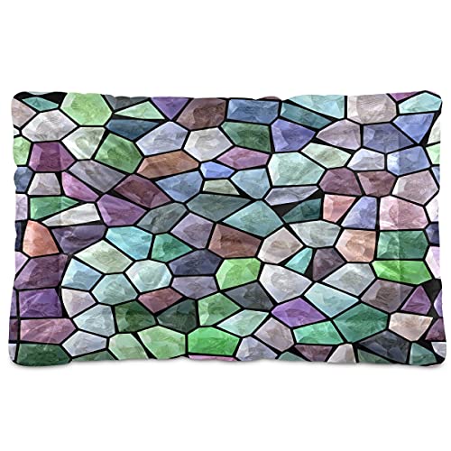 Boccsty Bodenmatte für Haustiere, Marmormosaik, Hundebett, 45,7 x 61 cm, Haustierkissen, Kissen für mittelgroße und kleine Welpen Boccsty Bodenmatte für Haustiere, Marmormosaik, Hundebett, 45,7 x 61 cm, Haustierkissen, Kissen für mittelgroße und kleine Welpen von Boccsty