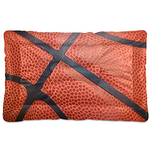 Boccsty Closeup Basketball-Haustierbett, Matte, Sportball, Fußball, Hund, Katze, Hundebett, 45,7 x 61 cm, Haustierkissen, Kissen für mittelgroße und kleine Welpen Boccsty Closeup Basketball-Haustierbett, Matte, Sportball, Fußball, Hund, Katze, Hundebett, 45,7 x 61 cm, Haustierkissen, Kissen für mittelgroße und kleine Welpen von Boccsty
