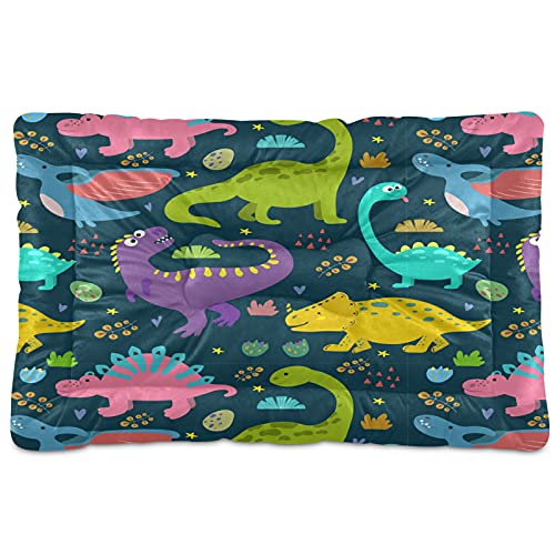 Boccsty Handgezeichnete Dinosaurier-Haustierbett-Matte, niedliches Tiergras, für Hunde und Katzen, Hundebett, 61 x 91 cm, Haustierkissen, Kissen für mittelgroße und kleine Welpen Boccsty Handgezeichnete Dinosaurier-Haustierbett-Matte, niedliches Tiergras, für Hunde und Katzen, Hundebett, 61 x 91 cm, Haustierkissen, Kissen für mittelgroße und kleine Welpen von Boccsty