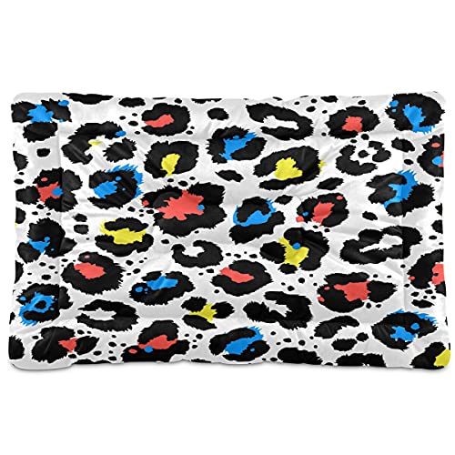 Boccsty Haustierbett, Leopardenmuster, Wildtiere, Leopardenmuster, Hundebett, 45,7 x 61 cm, Kissen für mittelgroße und kleine Welpen Boccsty Haustierbett, Leopardenmuster, Wildtiere, Leopardenmuster, Hundebett, 45,7 x 61 cm, Kissen für mittelgroße und kleine Welpen von Boccsty