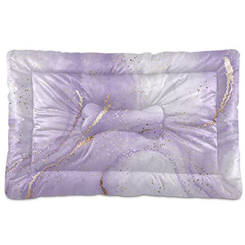 Boccsty Haustierbett, flüssig, violett, Marmor, Violett, Lavendel, Hundebett, 61 x 91 cm, Haustierkissen, Kissen für mittelgroße und kleine Welpen Boccsty Haustierbett, flüssig, violett, Marmor, Violett, Lavendel, Hundebett, 61 x 91 cm, Haustierkissen, Kissen für mittelgroße und kleine Welpen von Boccsty