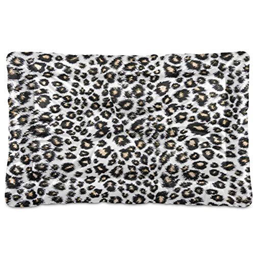 Boccsty Haustierbett mit Tierfell-Motiv, Tierfell, Hundebett, 61 x 91 cm, Kissen für mittelgroße und kleine Welpen Boccsty Haustierbett mit Tierfell-Motiv, Tierfell, Hundebett, 61 x 91 cm, Kissen für mittelgroße und kleine Welpen von Boccsty