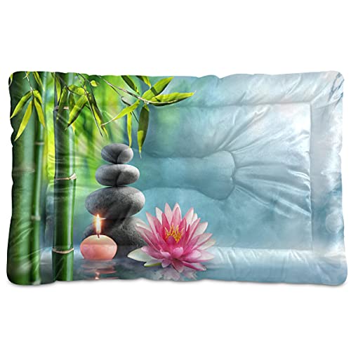Boccsty Spa – Natürliche Alternative Therapie mit Massagesteinen und Wasserlilie im Haustierbett, Matte, Hundebett, 61 x 91 cm, Haustierkissen, Kissen für mittelgroße und kleine Welpen Boccsty Spa – Natürliche Alternative Therapie mit Massagesteinen und Wasserlilie im Haustierbett, Matte, Hundebett, 61 x 91 cm, Haustierkissen, Kissen für mittelgroße und kleine Welpen von Boccsty