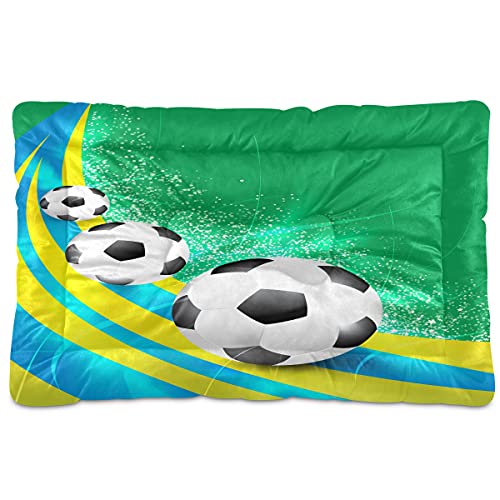 Haustierbett-Matte für Fußballsport, Hund, Katze, Hundebett, 61 x 91 cm, Kissen für mittelgroße und kleine Welpen Haustierbett-Matte für Fußballsport, Hund, Katze, Hundebett, 61 x 91 cm, Kissen für mittelgroße und kleine Welpen von Boccsty