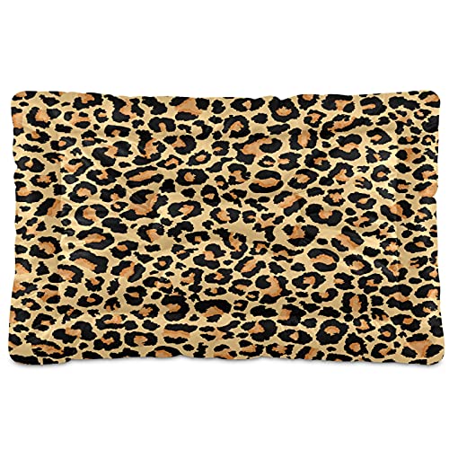 Boccsty Haustierbett, Leopardenhaut, Tier, Tiger, Löwe, Hund, Katze, Käfigmatte, Hundebett, 45,7 x 61 cm, Haustierkissen, Kissen für mittelgroße und kleine Welpen Boccsty Haustierbett, Leopardenhaut, Tier, Tiger, Löwe, Hund, Katze, Käfigmatte, Hundebett, 45,7 x 61 cm, Haustierkissen, Kissen für mittelgroße und kleine Welpen von Boccsty