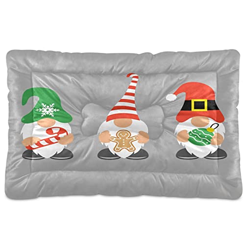 Weihnachtswichtel Haustierbett Matte Zuckerstange Lebkuchenmann Hund Katze Käfig Matte Hundebett 45,7 x 61 cm Haustierkissen Kissen Kissen Pad für mittelgroße kleine Welpen Schlafen Weihnachtswichtel Haustierbett Matte Zuckerstange Lebkuchenmann Hund Katze Käfig Matte Hundebett 45,7 x 61 cm Haustierkissen Kissen Kissen Pad für mittelgroße kleine Welpen Schlafen von Boccsty