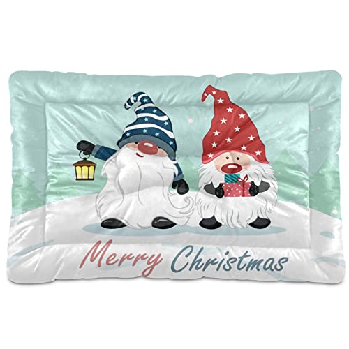 Winter-Weihnachts-Zwerge, Haustierbett-Matte, Schneeflocken, Himmel, Fsanta, Hund, Katze, Käfig-Matte, Hundebett, 45,7 x 61 cm, Haustier-Kissen, Kissen für mittelgroße und kleine Welpen Winter-Weihnachts-Zwerge, Haustierbett-Matte, Schneeflocken, Himmel, Fsanta, Hund, Katze, Käfig-Matte, Hundebett, 45,7 x 61 cm, Haustier-Kissen, Kissen für mittelgroße und kleine Welpen von Boccsty