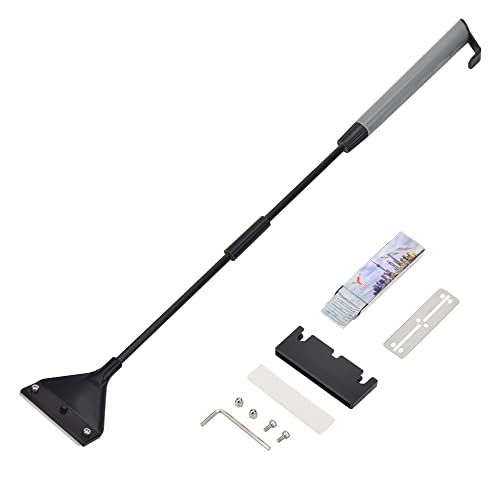 Aquarium Glasreiniger 60cm Multifunktionaler Algenschaber mit Bürste und extra breitem Schaber von Boclay