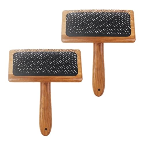Boddceto 2 Wollkarden, Wollkardenkamm, Handkarden für, Kamm Aus Bambus, Luftkissen, Fellteppiche Boddceto 2 Wollkarden, Wollkardenkamm, Handkarden für, Kamm Aus Bambus, Luftkissen, Fellteppiche von Boddceto