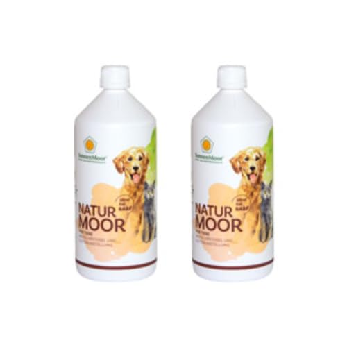 Doppelpack Set mit NATURMOOR SonnenMoor für Tiere (2x1000ml) von Bodfeld Apotheke