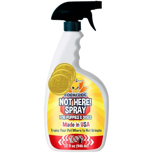 Bodhi Dog Nicht hier! Spray,Trainiert Ihr Haustier wo es Nicht urinieren soll,Repellent & Training Corrector für Welpen & Hunde,Für Indoor & Outdoor,Kein Abzeichnen mehr von Bodhi Dog