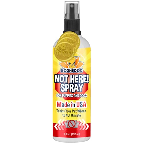 Bodhi Dog Not Here! Spray,Trainiert Ihr Haustier dort, wo es Nicht zu urinieren,Repellent & Training Korrektor für Welpen & Hunde,Keine Markierung mehr, 8oz von Bodhi Dog