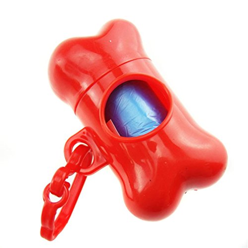 Bodhi2000 Halter für Hundekotbeutel in Knochenform, Plastik-Müllsackspender Tragetasche von Bodhi2000