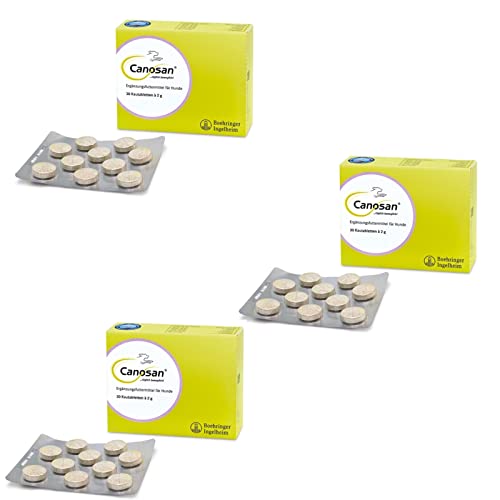 Boehringer Ingelheim Canosan Kautabletten für Hunde - Bundle - 3 x 30 Stück à 2 g von Boehringer Ingelheim