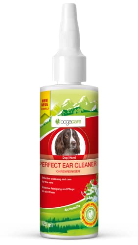 Bogacare PERFECT EAR CLEANER - Ohrreiniger für Hunde - Ohrenreiniger Hund mit innovativer Rezeptur 125ml - Hunde Ohrenreiniger mit Frauenmantel & Essigsaurer Tonerde UBO0450 von Bogacare