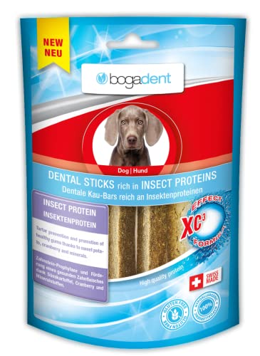 Bogadent DENTAL Sticks Rich IN Insect PROTEINS Hund 50g, 4 Stück (1er Pack) von Bogadent