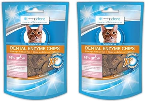 Bogadent Dental Enzyme Chips Fish Katze 50 g (2er Pack) von Bogadent