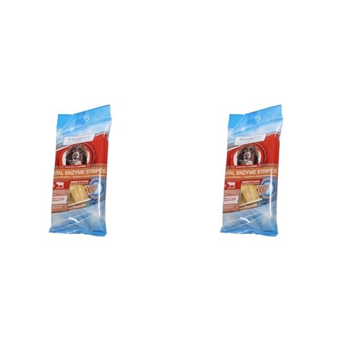 Bogadent Dental Enzyme Stripes Maxi Hund 100 g (Packung mit 2) von Bogadent